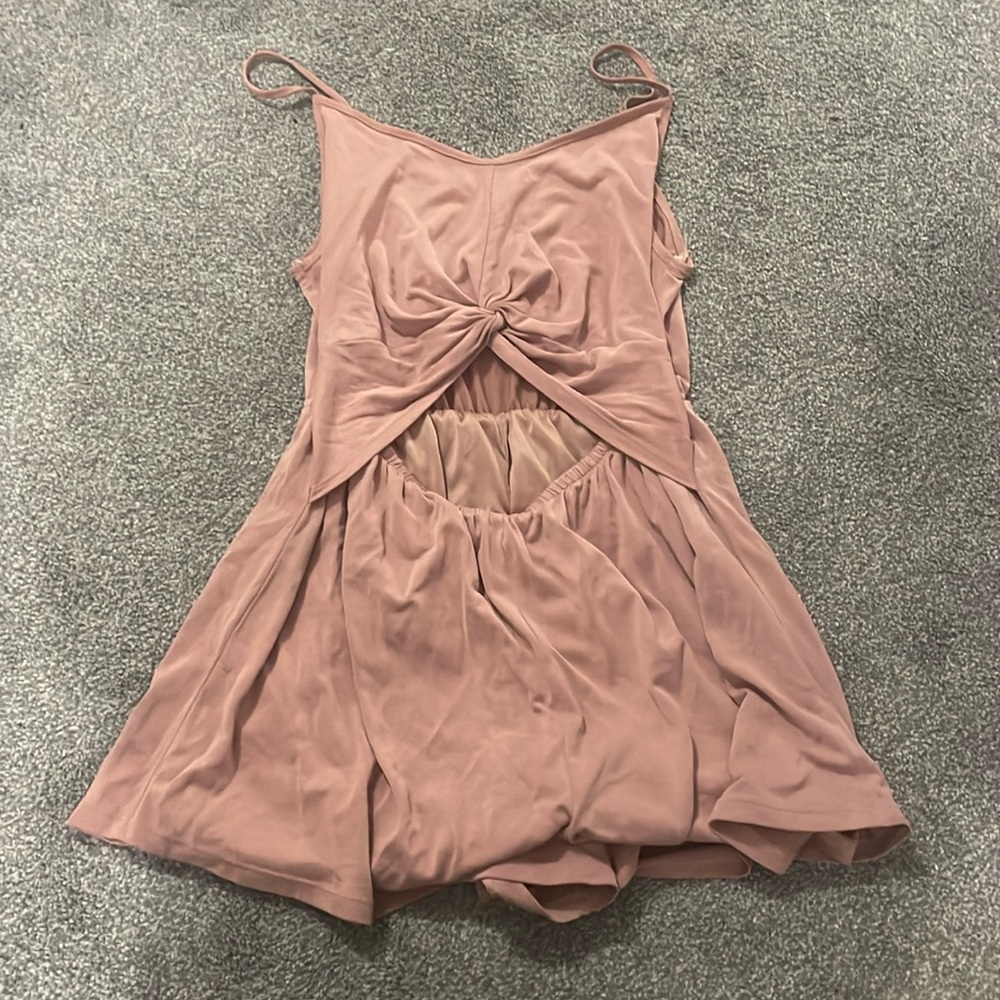 Dusty pink romper. Size medium